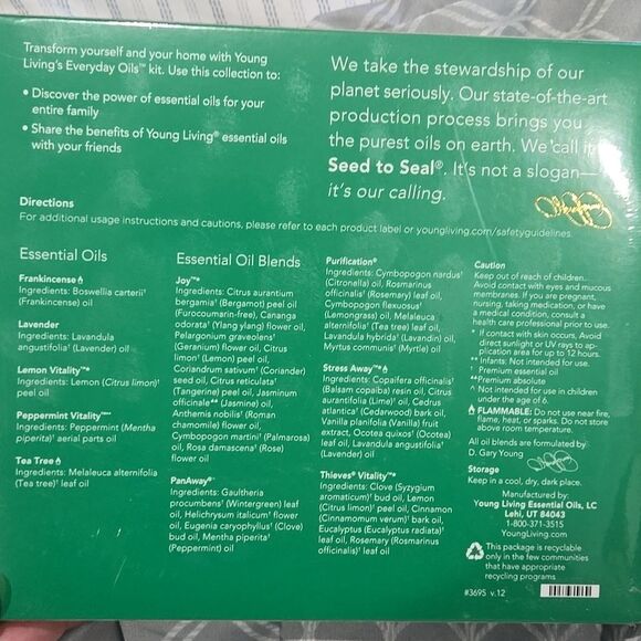 Young Living Green Everyday Oils Collection - Picture 2 of 2